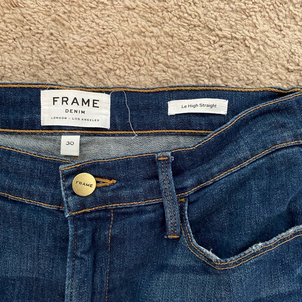 Frame Lehigh Straight leg jeans